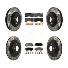 Transit Auto KDT-100734 Disc Brake Kit for 2015 Ford Mustang - Front and Rear