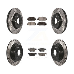 Transit Auto KDT-100739 Disc Brake Kit for 2018-2024 Honda Accord - Front and Rear