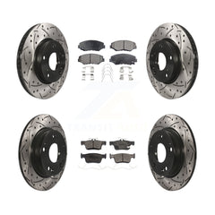 Transit Auto KDT-100742 Disc Brake Kit for 2020-2021 Honda Civic - Front and Rear