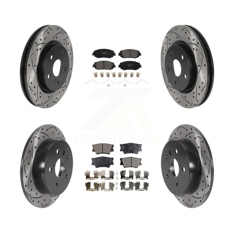 Transit Auto KDT-100745 Disc Brake Kit for 2018-2024 Toyota Camry - Front and Rear