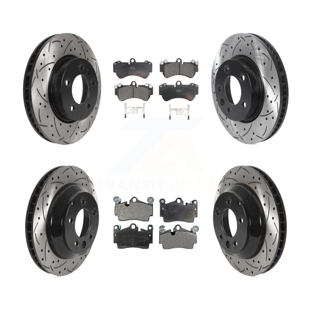 Transit Auto KDT-100749 Disc Brake Kit for 2004-2005 Volkswagen Touareg - Front and Rear