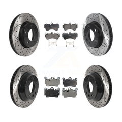 Transit Auto KDT-100749 Disc Brake Kit for 2004-2005 Volkswagen Touareg - Front and Rear