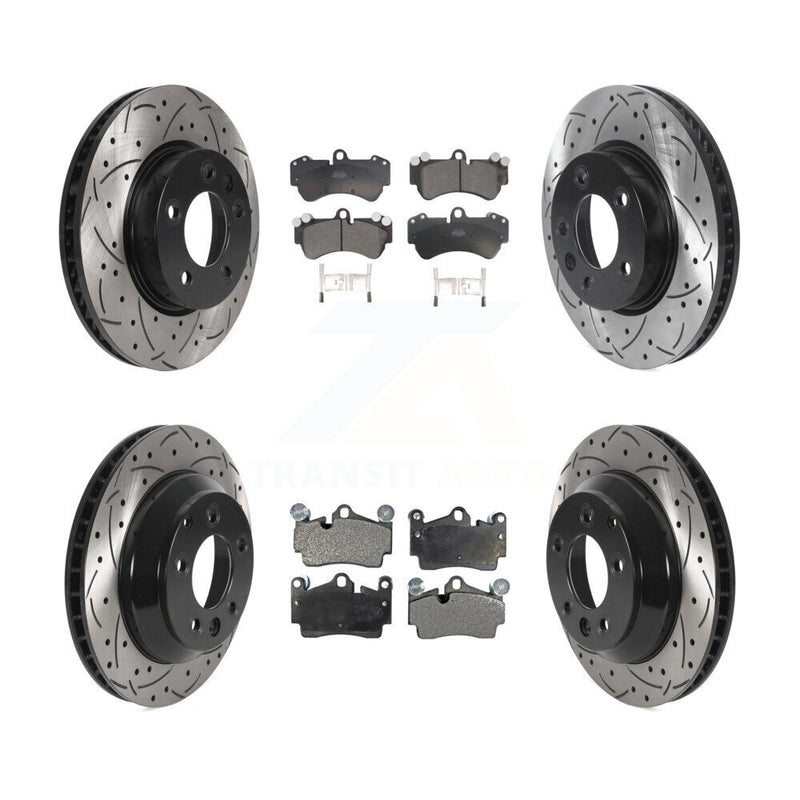 Transit Auto KDT-100749 Disc Brake Kit for 2004-2005 Volkswagen Touareg - Front and Rear