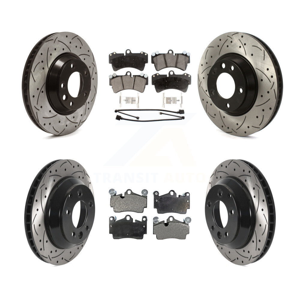 Transit Auto KDT-100753 Disc Brake Kit for 2004-2015 Audi Q7, Volkswagen Touareg - Front and Rear