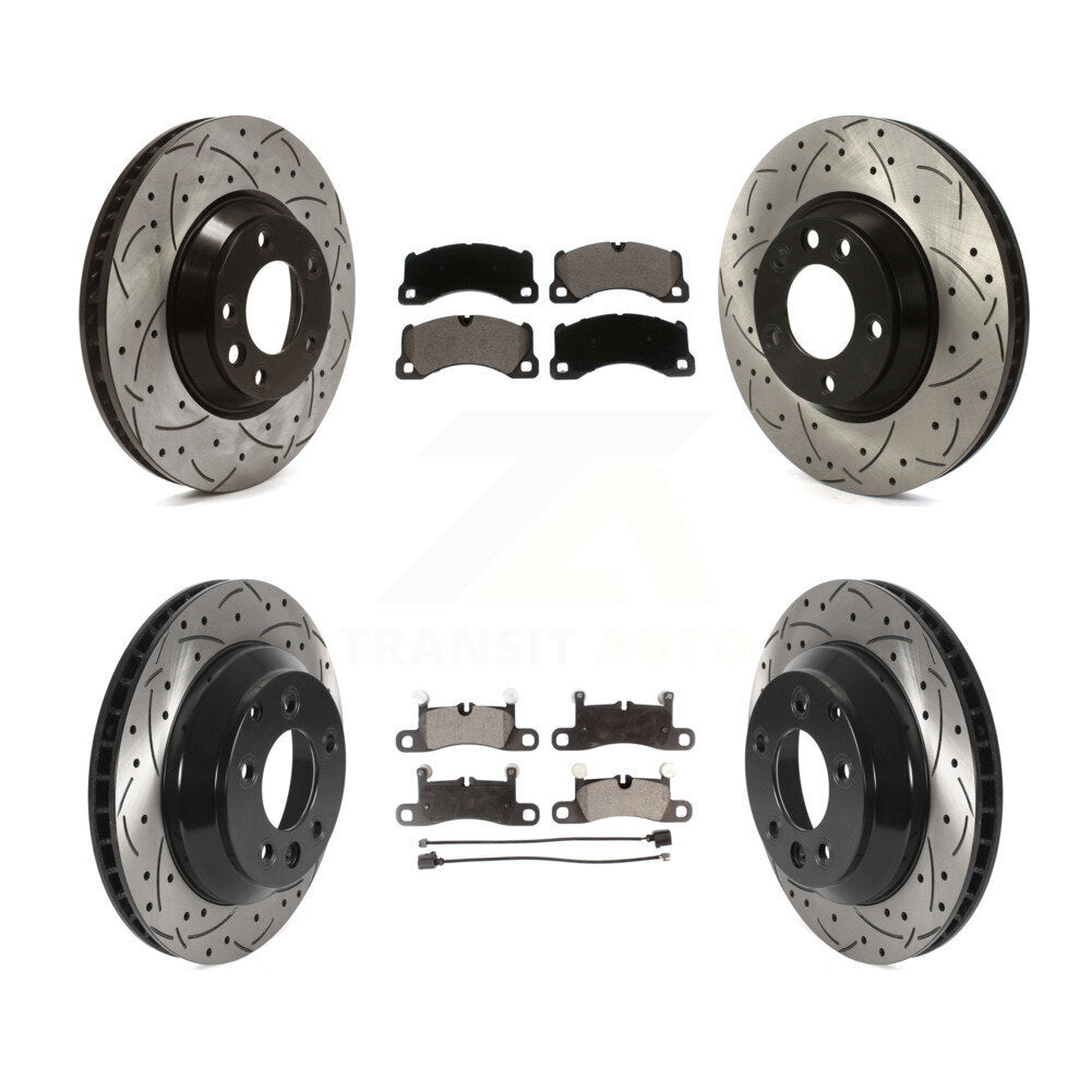 Transit Auto KDT-100754 Disc Brake Kit for 2011-2013 Porsche Cayenne - Front and Rear