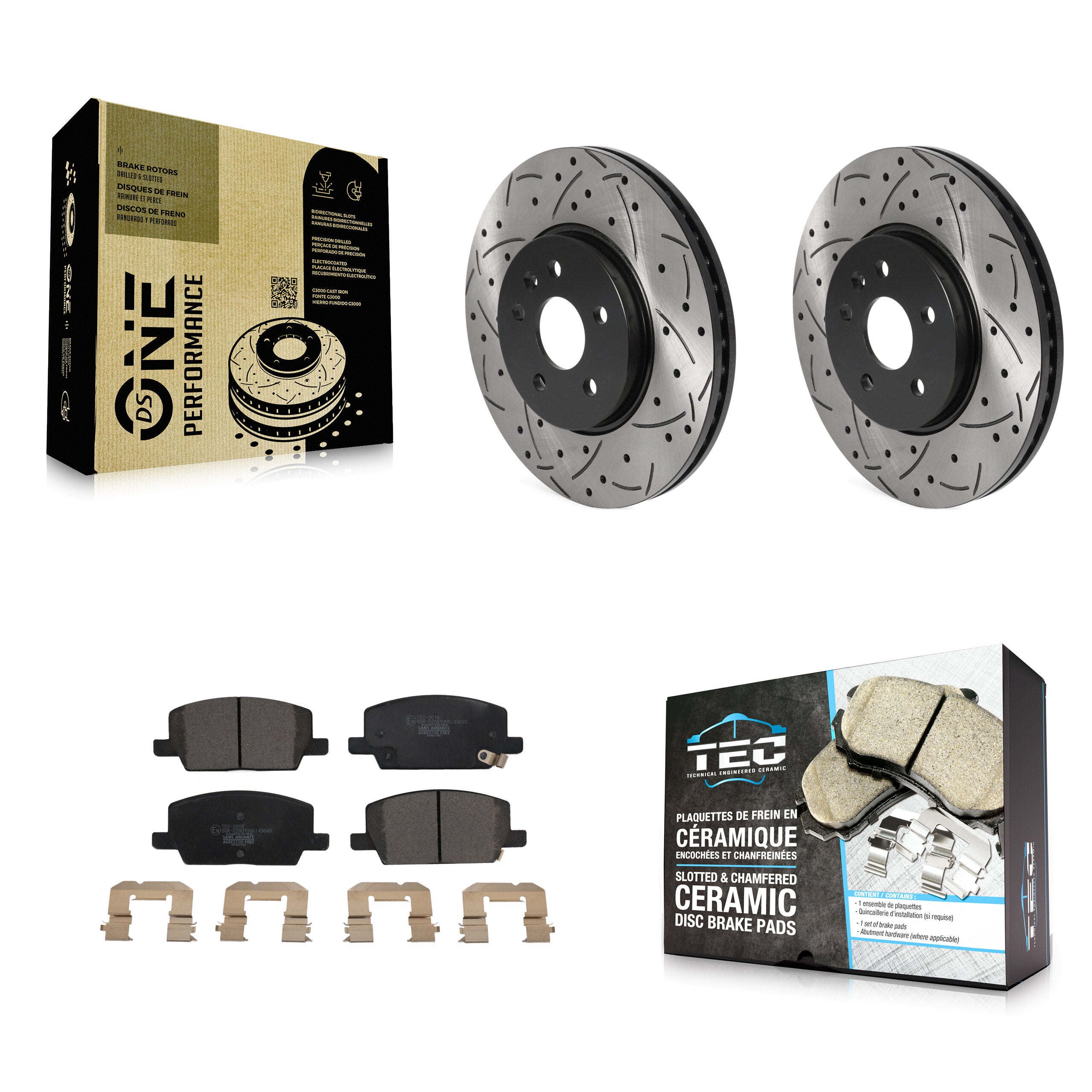 Transit Auto KDT-100759 Disc Brake Kit for 2018-2022 Chevrolet Trax, Buick Encore - Front