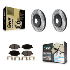 Transit Auto KDT-100760 Disc Brake Kit for 2016-2020 Chevrolet Equinox, GMC Terrain and More - Front