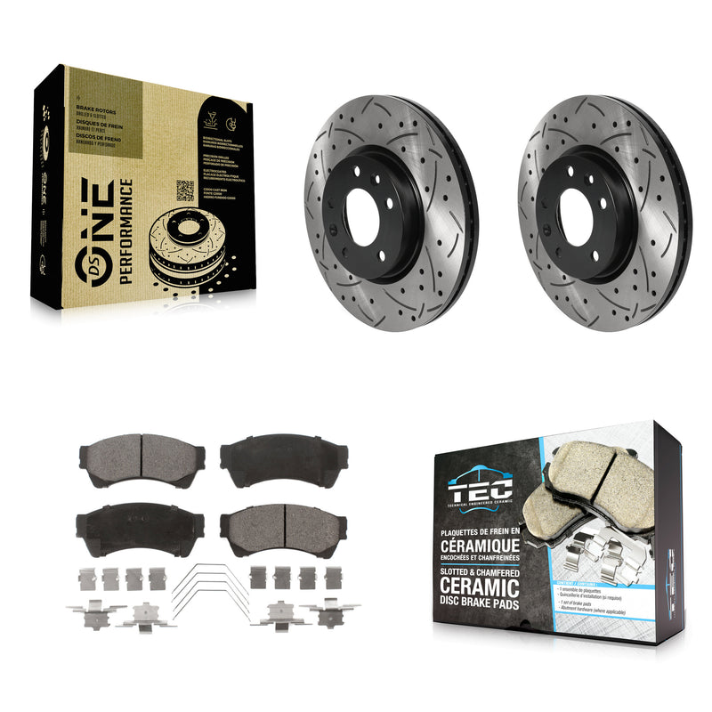 Transit Auto KDT-100763 Disc Brake Kit for 2006-2013 Mazda 6, Lincoln MKZ and More - Front