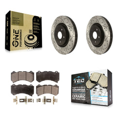 Transit Auto KDT-100764 Disc Brake Kit for 2012-2020 Dodge Durango, Jeep Grand Cherokee - Front