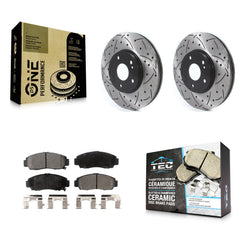 Transit Auto KDT-100767 Disc Brake Kit for 1999-2010 Honda Accord, Acura TL and More - Front