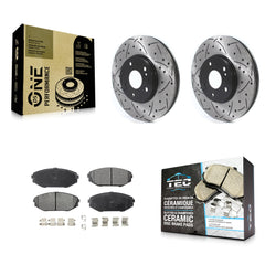Transit Auto KDT-100768 Disc Brake Kit for 1999-2004 Acura MDX, Honda Odyssey - Front