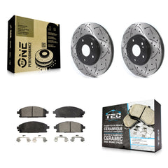 Transit Auto KDT-100769 Disc Brake Kit for 2003-2006 Acura MDX - Front