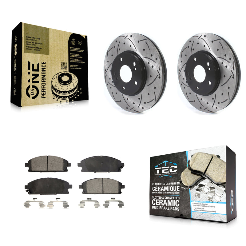 Transit Auto KDT-100769 Disc Brake Kit for 2003-2006 Acura MDX - Front