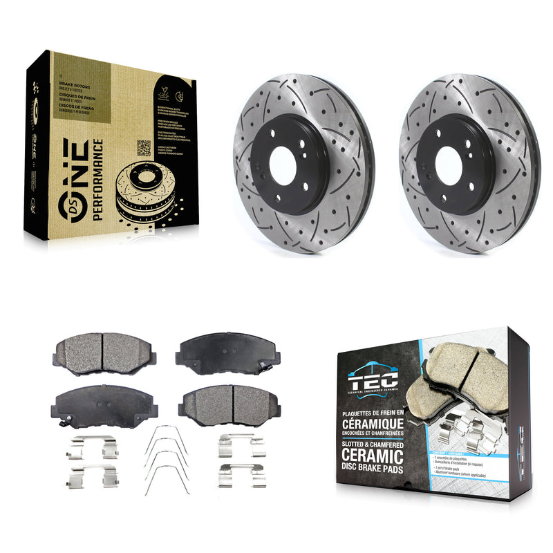 Transit Auto KDT-100770 Disc Brake Kit for 2003-2008 Honda Accord, Honda Pilot - Front