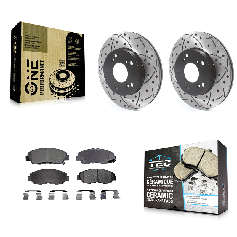 Transit Auto KDT-100771 Disc Brake Kit for 2006-2011 Honda Civic - Front