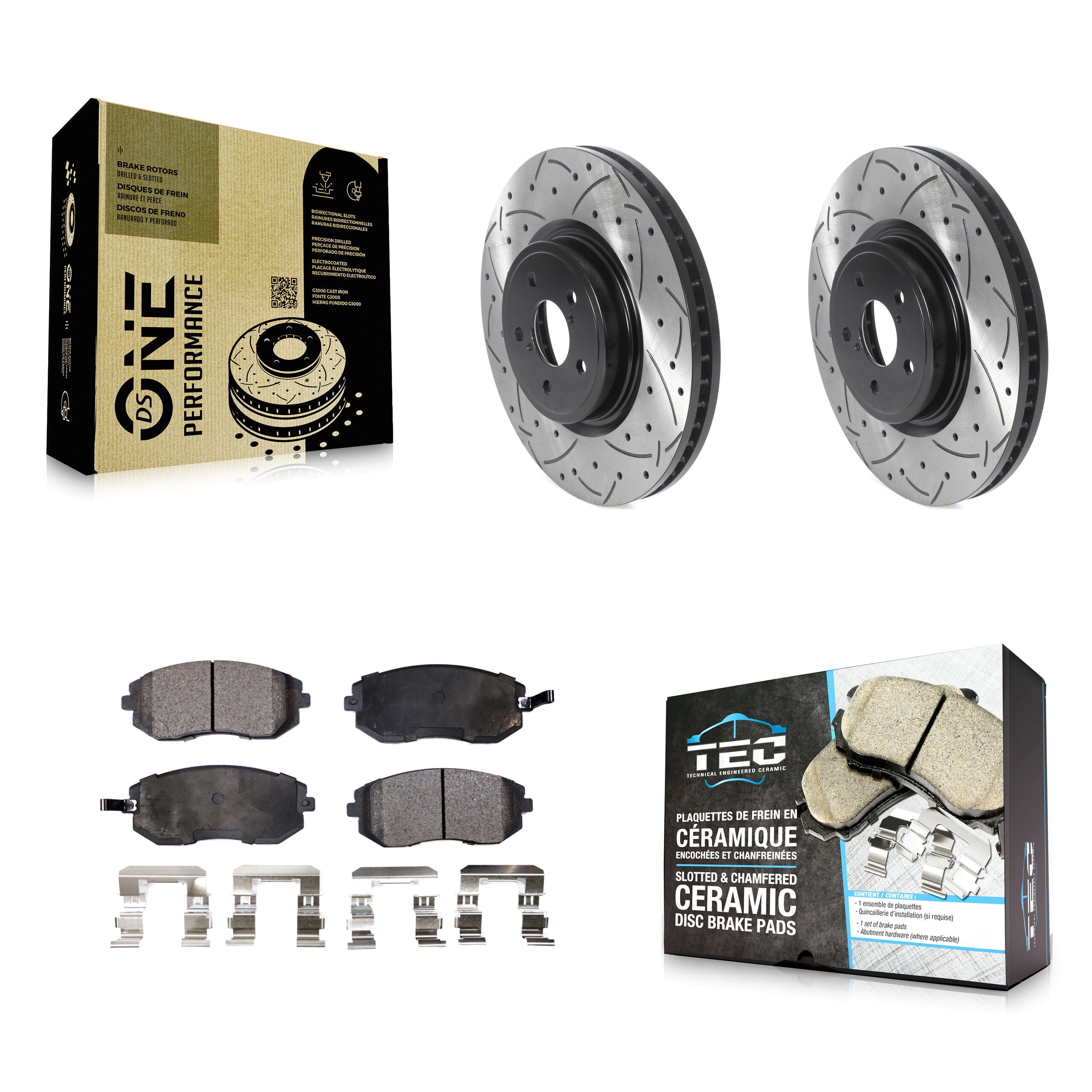 Transit Auto KDT-100778 Disc Brake Kit for 2005-2006 Subaru Legacy - Front