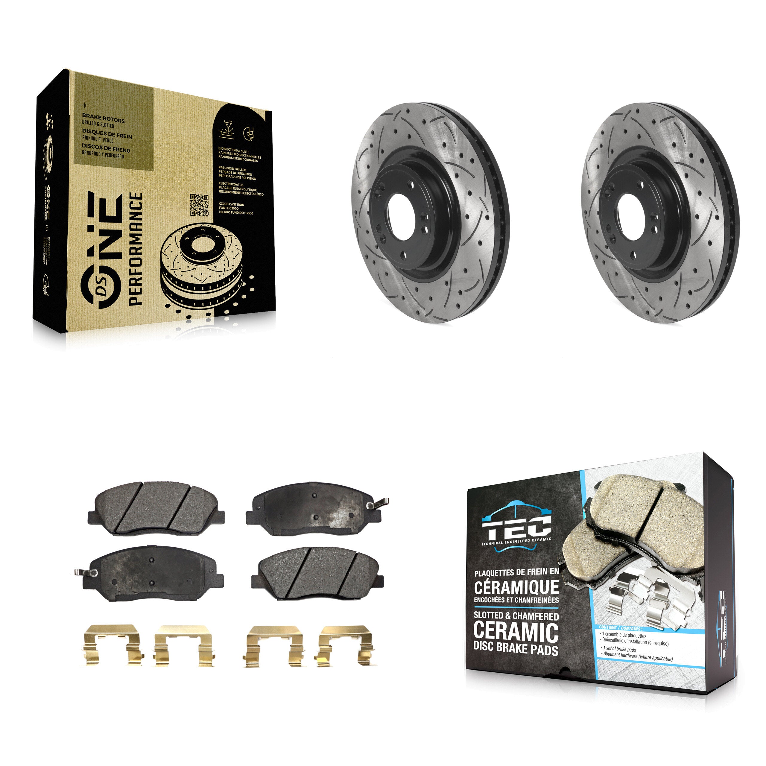 Transit Auto KDT-100784 Disc Brake Kit for 2012 Hyundai Genesis - Front