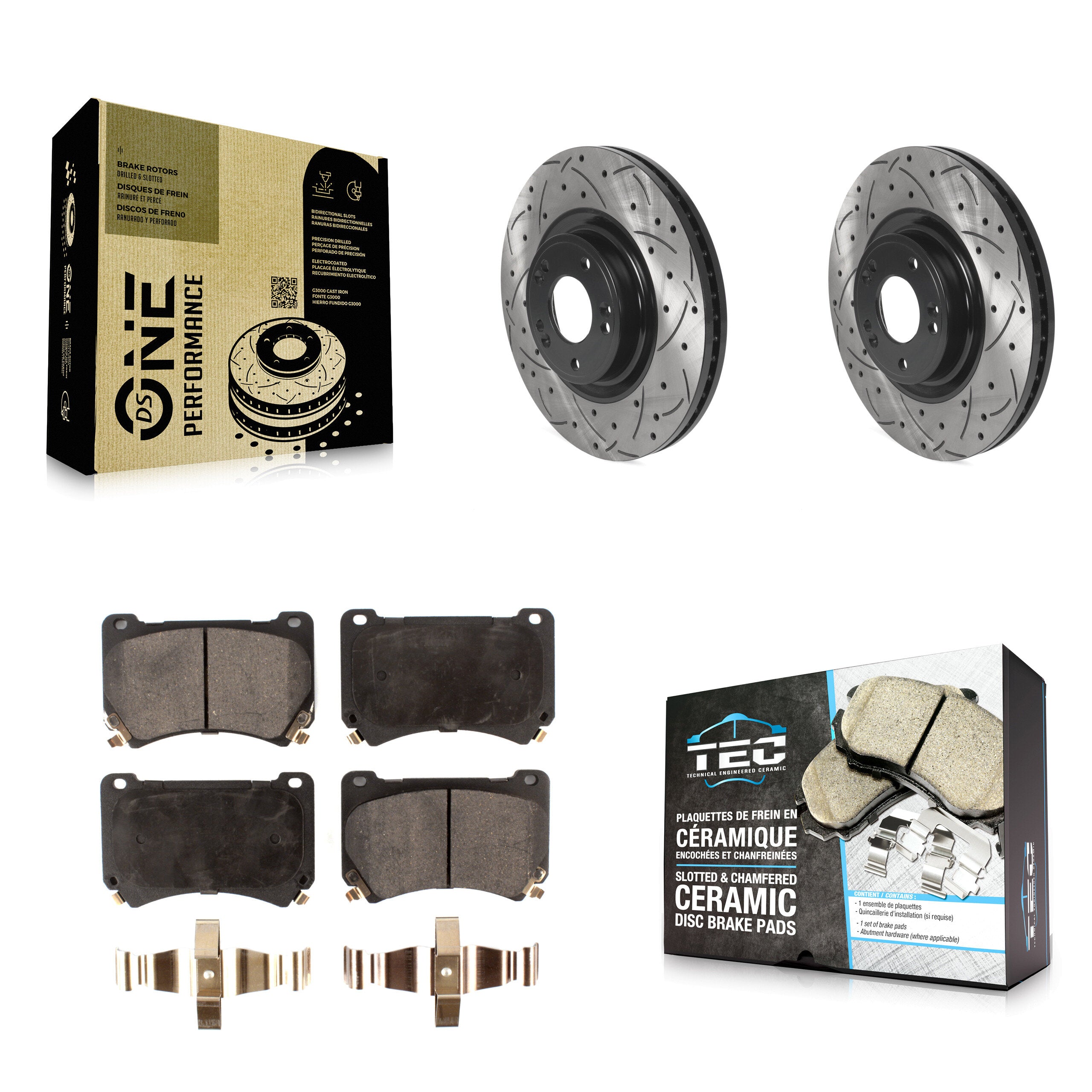 Transit Auto KDT-100785 Disc Brake Kit for 2009-2014 Hyundai Genesis - Front