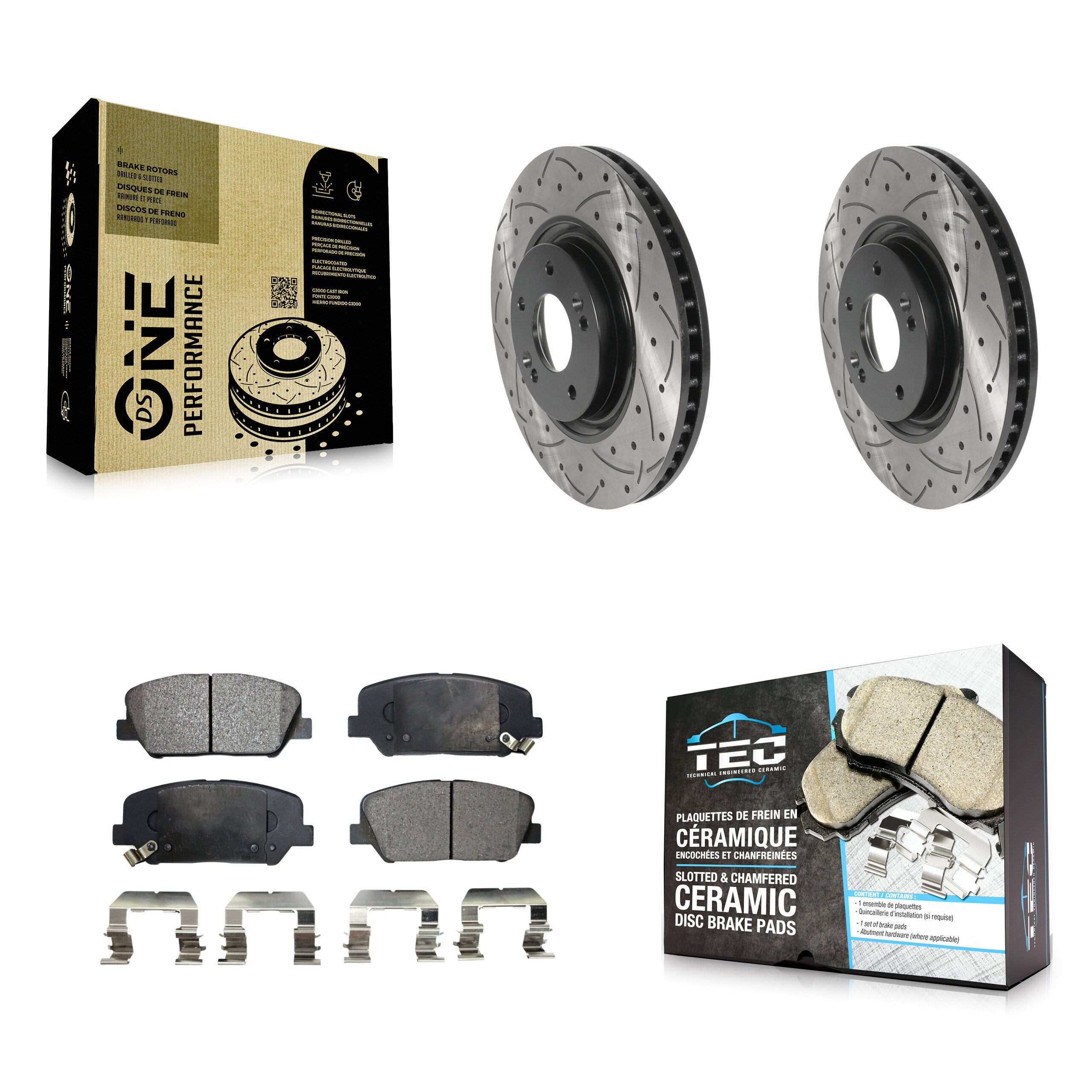 Transit Auto KDT-100793 Disc Brake Kit for 2011-2015 Kia Optima - Front