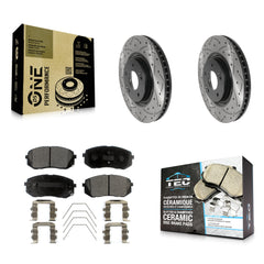 Transit Auto KDT-100796 Disc Brake Kit for 2016-2020 Kia Optima, Hyundai Sonata - Front