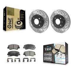 Transit Auto KDT-100801 Disc Brake Kit for 2012-2018 Kia Rio, Hyundai Accent - Front