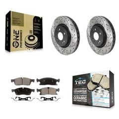 Transit Auto KDT-100802 Disc Brake Kit for 2012-2018 Mercedes-Benz GLE300d, Mercedes-Benz GLE350 and More - Front
