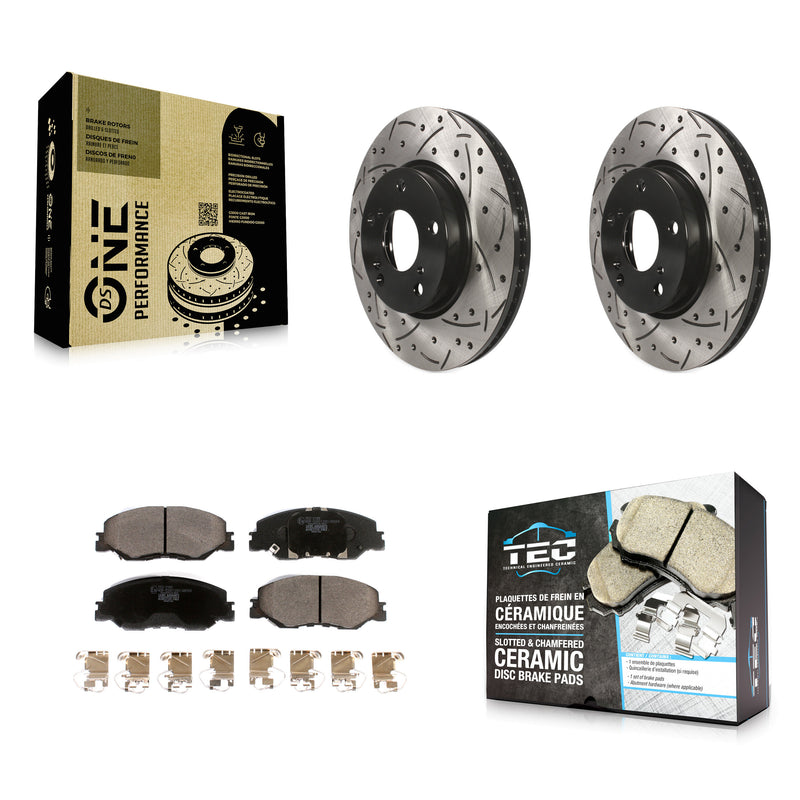 Transit Auto KDT-100805 Disc Brake Kit for 2019-2024 Honda Civic, Honda Insight - Front