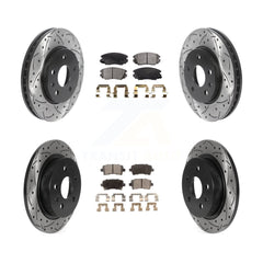 Transit Auto KDT-100809 Disc Brake Kit for 2013-2016 Chevrolet Malibu Limited, Chevrolet Malibu - Front and Rear