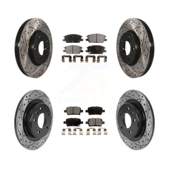 Transit Auto KDT-100811 Disc Brake Kit for 2016-2020 Chevrolet Equinox, GMC Terrain and More - Front and Rear
