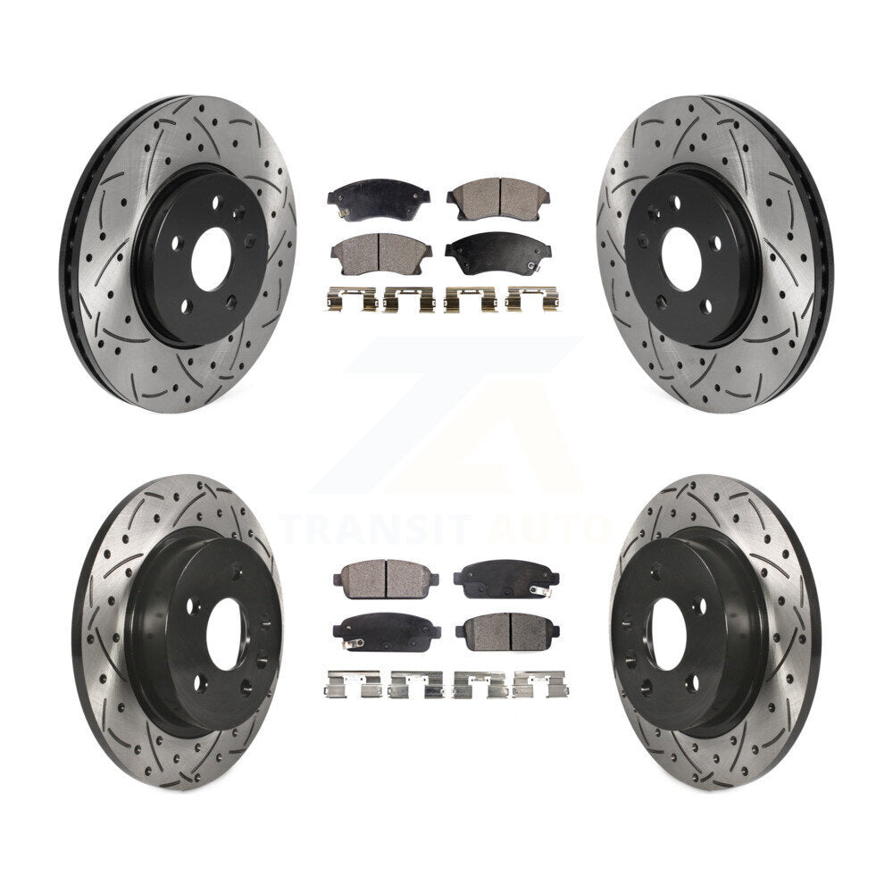 Transit Auto KDT-100813 Disc Brake Kit for 2013-2014 Chevrolet Sonic - Front and Rear