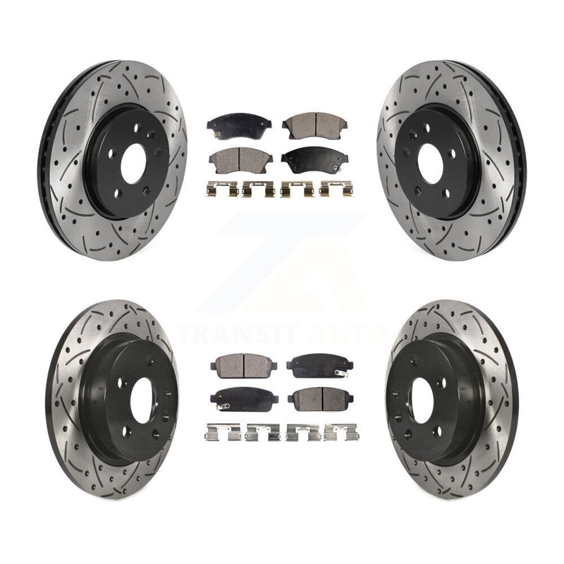 Transit Auto KDT-100813 Disc Brake Kit for 2013-2014 Chevrolet Sonic - Front and Rear
