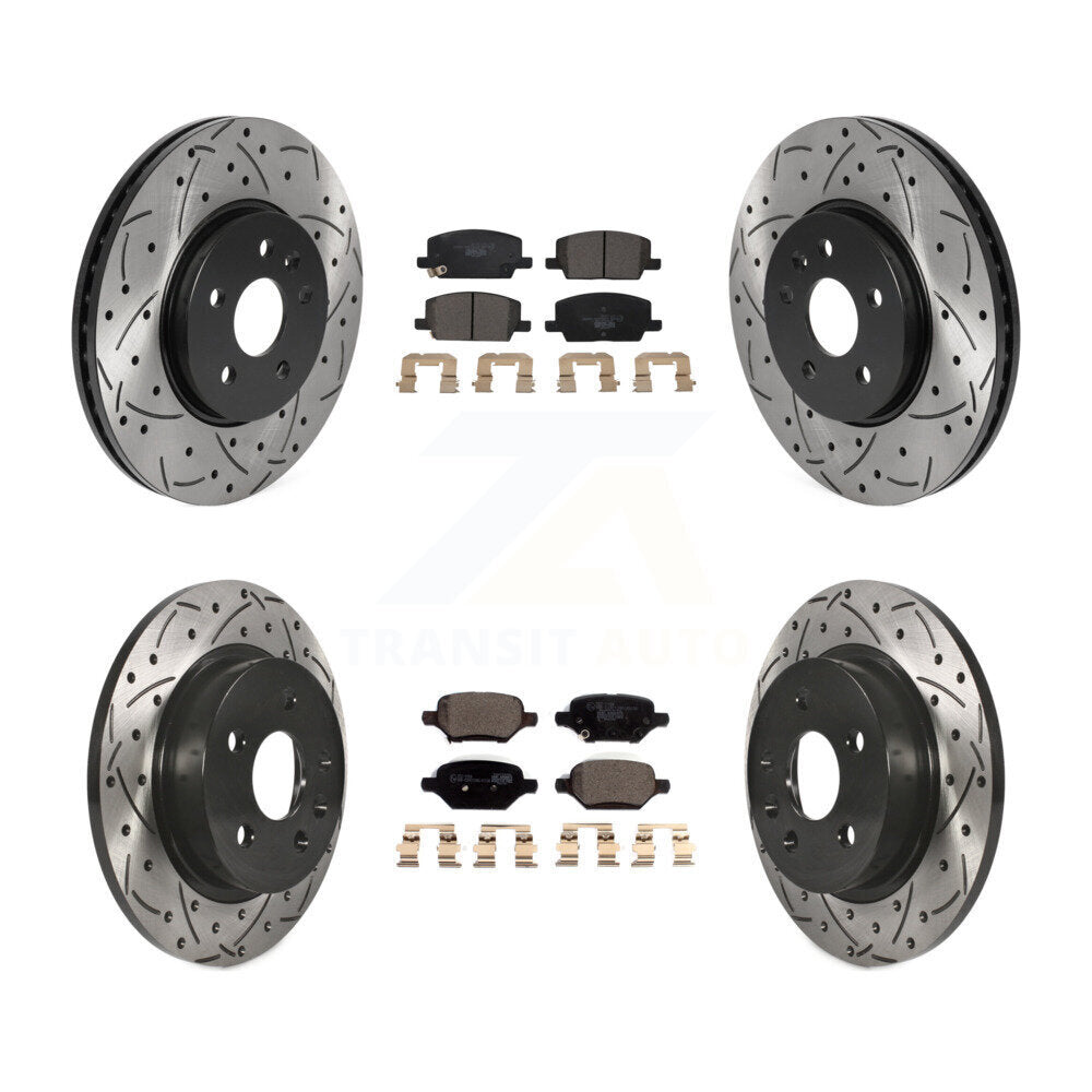 Transit Auto KDT-100814 Disc Brake Kit for 2018-2022 Chevrolet Trax, Buick Encore - Front and Rear