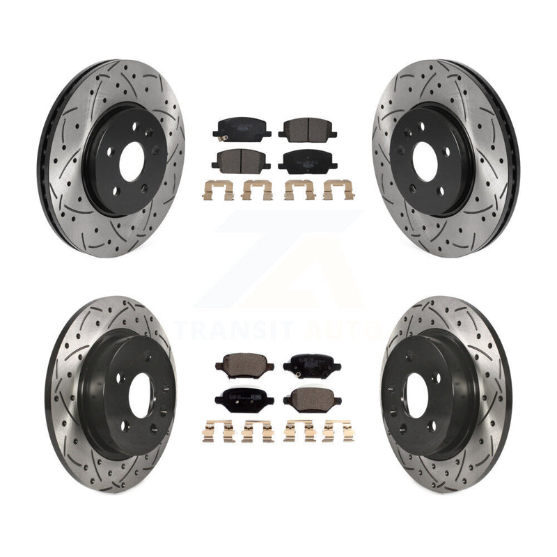 Transit Auto KDT-100814 Disc Brake Kit for 2018-2022 Chevrolet Trax, Buick Encore - Front and Rear