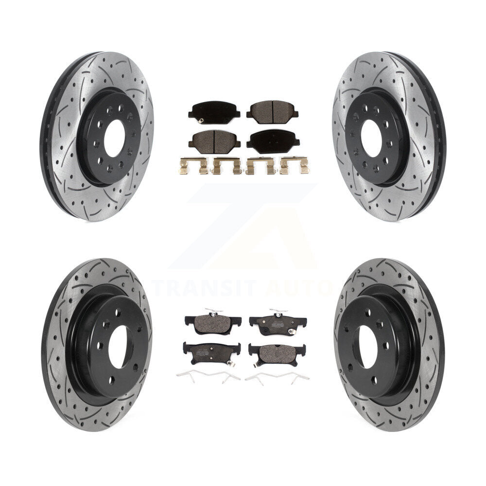 Transit Auto KDT-100816 Disc Brake Kit for 2016-2018 Buick Envision - Front and Rear