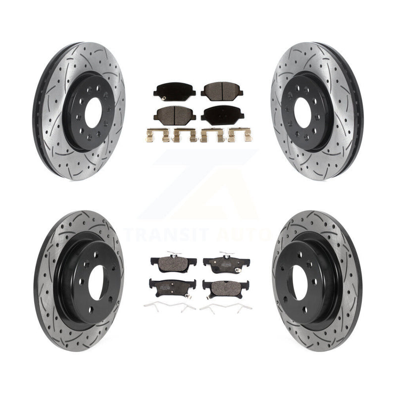 Transit Auto KDT-100816 Disc Brake Kit for 2016-2018 Buick Envision - Front and Rear