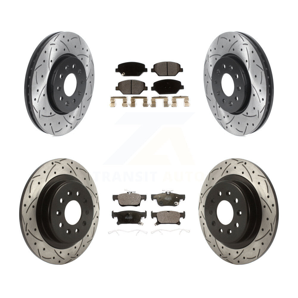 Transit Auto KDT-100817 Disc Brake Kit for 2016-2018 Buick Envision - Front and Rear