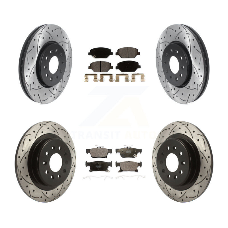Transit Auto KDT-100817 Disc Brake Kit for 2016-2018 Buick Envision - Front and Rear
