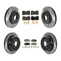 Transit Auto KDT-100819 Disc Brake Kit for 2015-2020 Chevrolet Colorado, GMC Canyon - Front and Rear