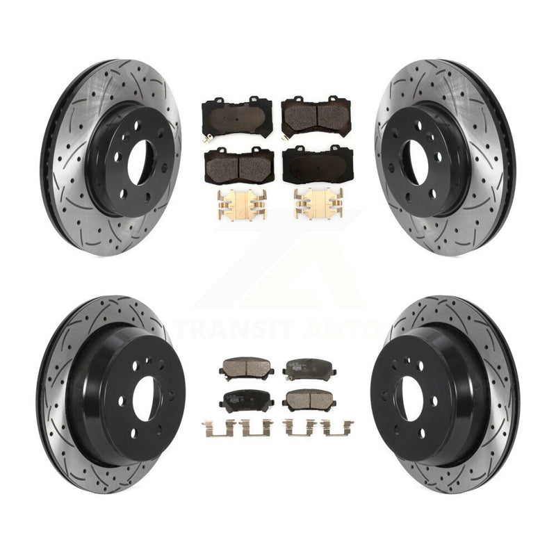 Transit Auto KDT-100819 Disc Brake Kit for 2015-2020 Chevrolet Colorado, GMC Canyon - Front and Rear