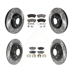 Transit Auto KDT-100821 Disc Brake Kit for 2006-2013 Mazda 6, Lincoln MKZ and More - Front and Rear