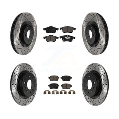 Transit Auto KDT-100825 Disc Brake Kit for 2014-2020 Fiat 500L - Front and Rear