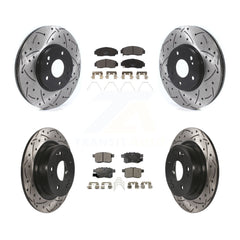 Transit Auto KDT-100826 Disc Brake Kit for 2010-2014 Honda Accord, Acura TSX - Front and Rear