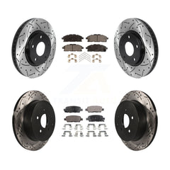 Transit Auto KDT-100830 Disc Brake Kit for 2011-2017 Nissan Quest - Front and Rear