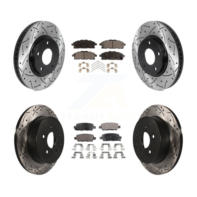 Transit Auto KDT-100830 Disc Brake Kit for 2011-2017 Nissan Quest - Front and Rear