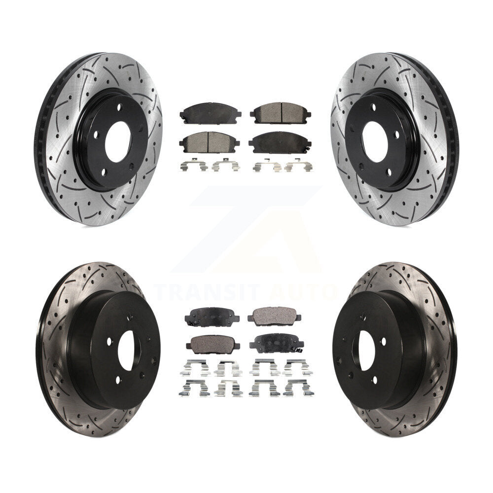 Transit Auto KDT-100832 Disc Brake Kit for 2004-2009 Nissan Quest - Front and Rear