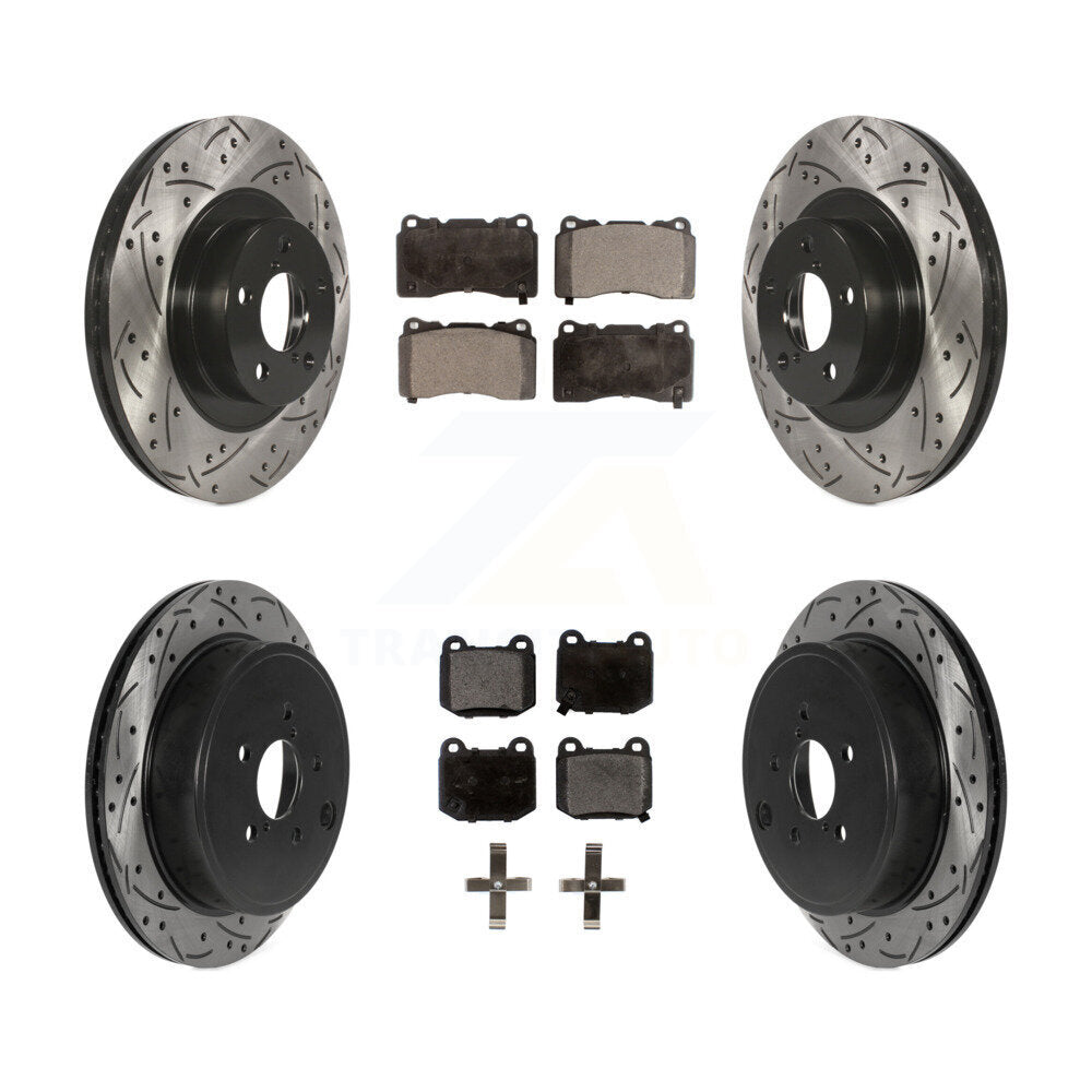 Transit Auto KDT-100834 Disc Brake Kit for 2019 Toyota 86 - Front and Rear