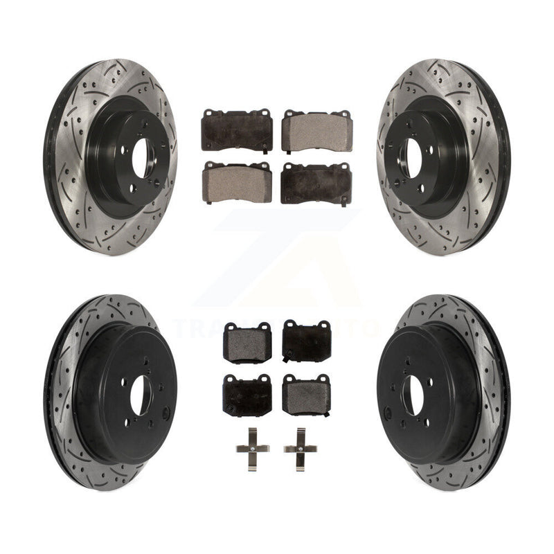 Transit Auto KDT-100834 Disc Brake Kit for 2019 Toyota 86 - Front and Rear