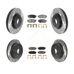 Transit Auto KDT-100839 Disc Brake Kit for 2014-2018 Subaru Forester - Front and Rear