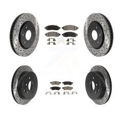 Transit Auto KDT-100840 Disc Brake Kit for 2005-2023 Nissan Frontier, Suzuki Equator, Nissan Xterra - Front and Rear