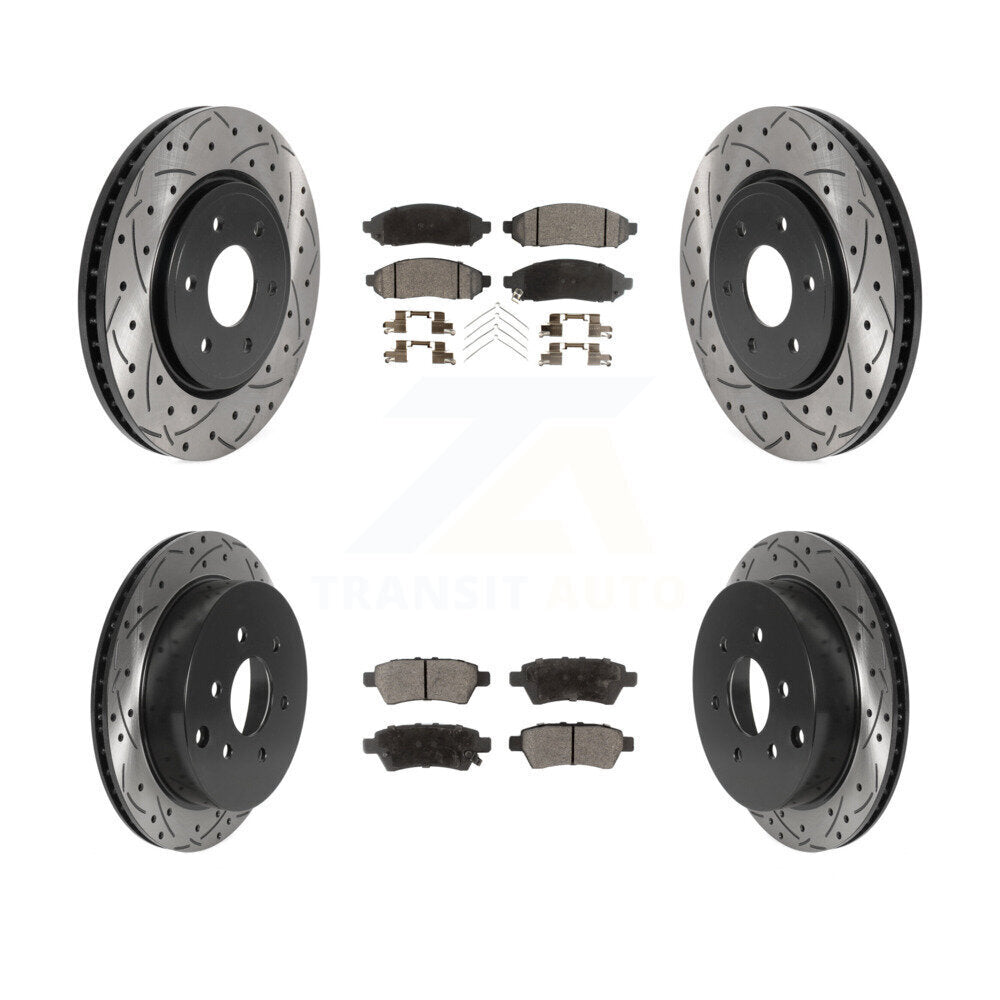 Transit Auto KDT-100841 Disc Brake Kit for 2006-2007 Nissan Xterra - Front and Rear